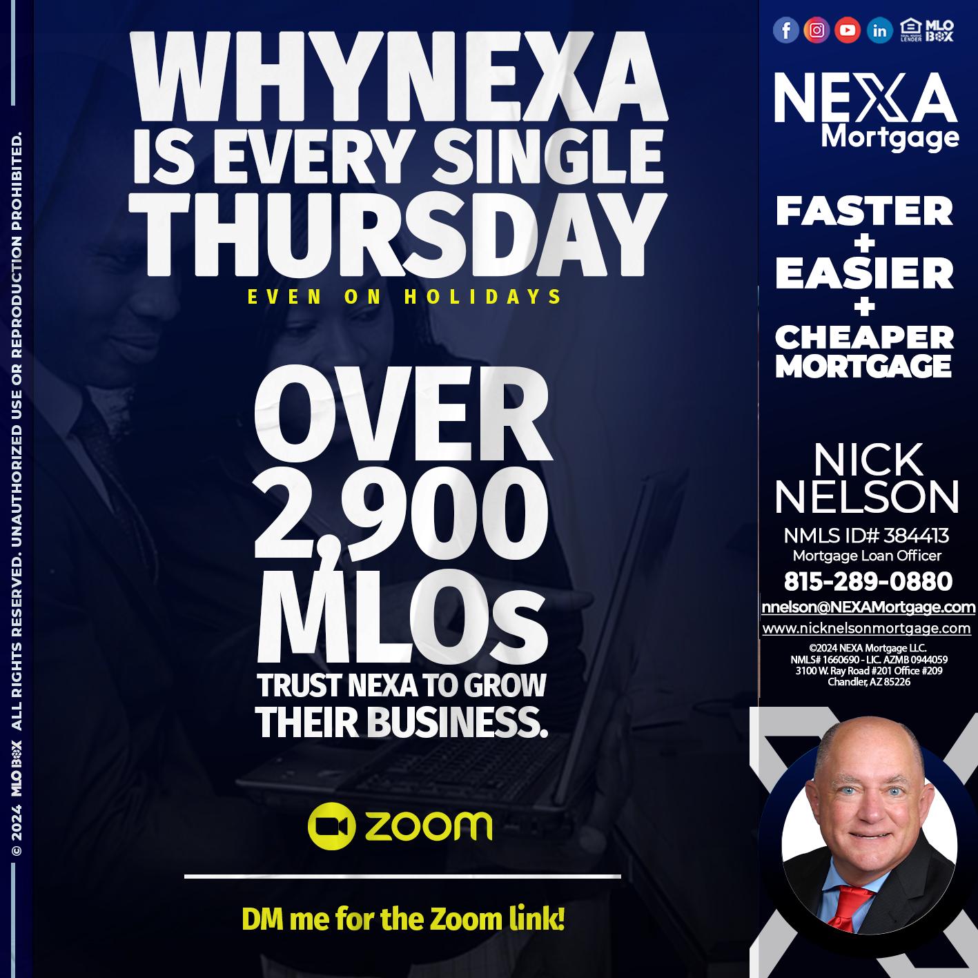 why nexa - Nicholas Nelson -Mortgage Loan Officer